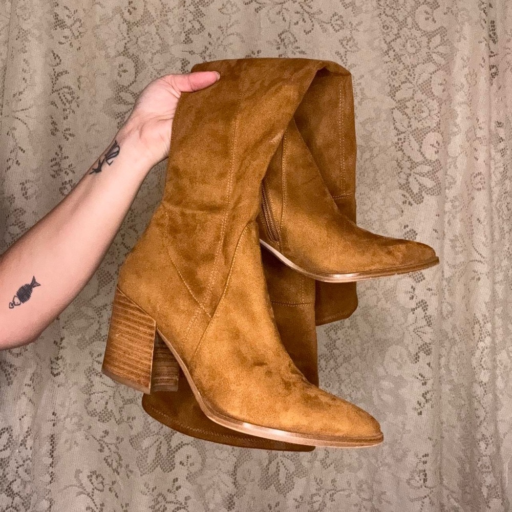 Marc Fisher Tall Suede Boots